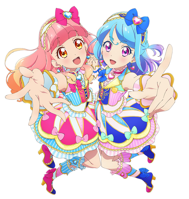 yuki aine and minato mio (aikatsu! and 1 more)