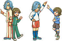 fideo aldena and edgar valtinas (inazuma eleven) drawn by daigokurin