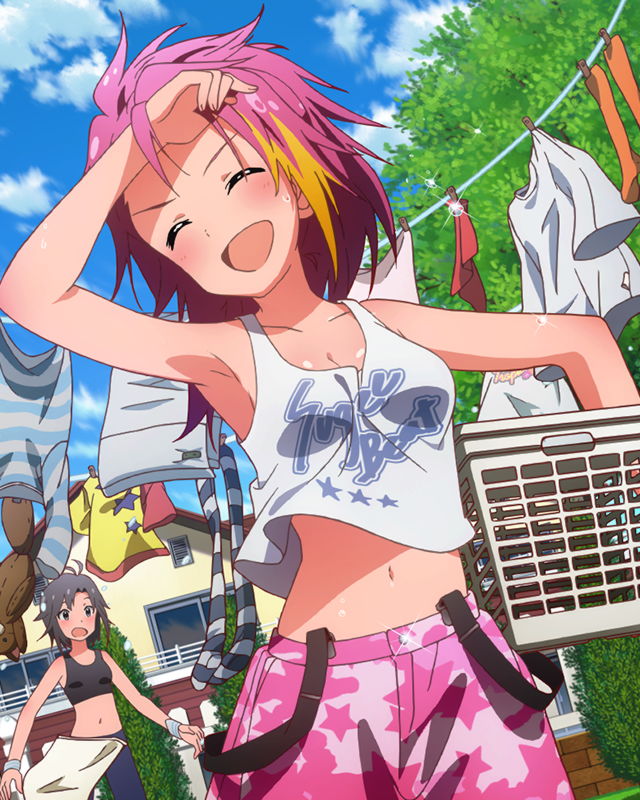 kikuchi makoto and maihama ayumu (idolmaster and 1 more)