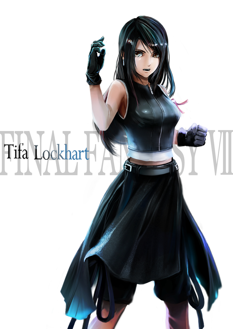 tifa lockhart (final fantasy and 2 more) drawn by ten_(k1208)