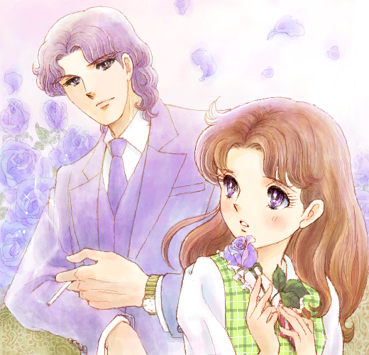 kitajima maya and hayami masumi (glass no kamen) drawn by sakai_yume