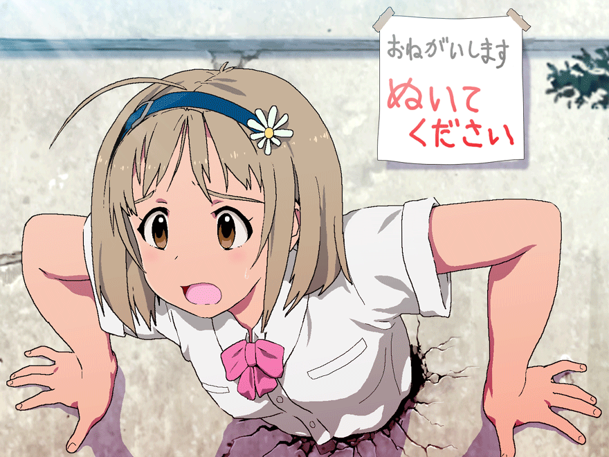 kawabe rio (kabe ni hamatte ugokenai!) drawn by nighthawk_(circle) and yamato_shingo
