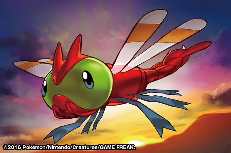 yanma (pokemon and 1 more) drawn by match_(idleslumber)