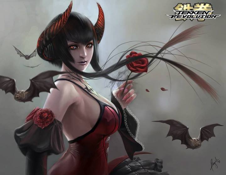 eliza (tekken and 1 more) drawn by wizyakuza