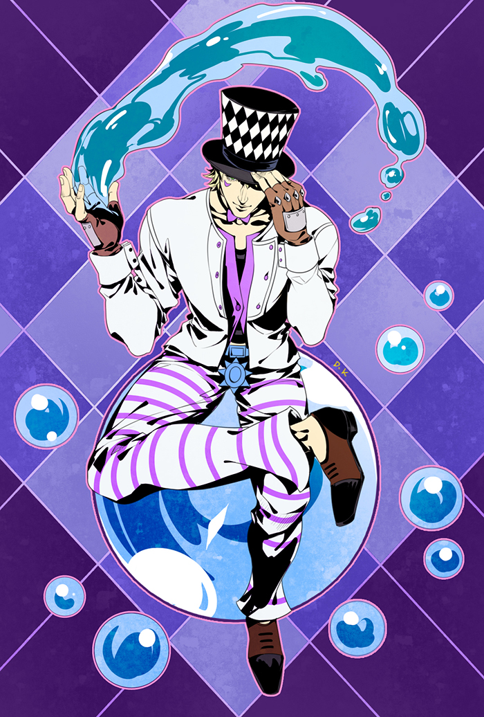 caesar anthonio zeppeli (jojo no kimyou na bouken and 1 more) drawn by dkaki