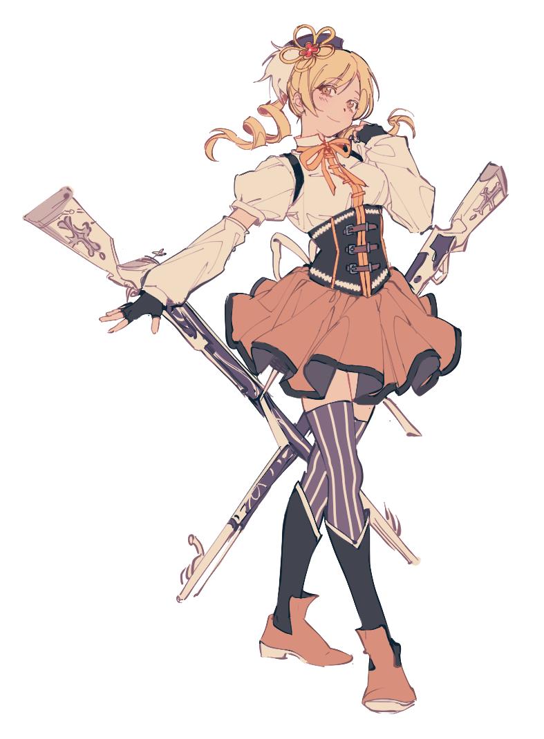 tomoe mami (mahou shoujo madoka magica) drawn by penguyeon