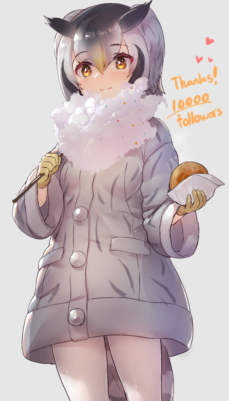 northern white-faced owl (kemono friends) drawn by tadano_magu