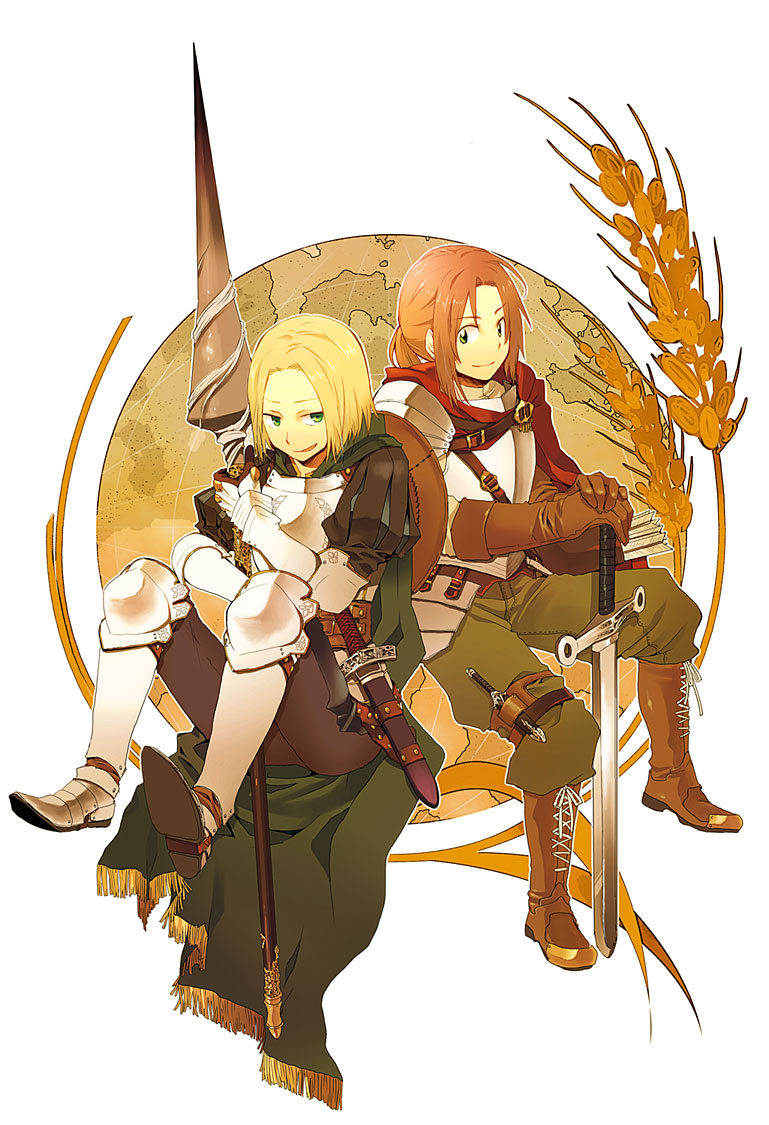 lithuania and poland (axis powers hetalia) drawn by midori126
