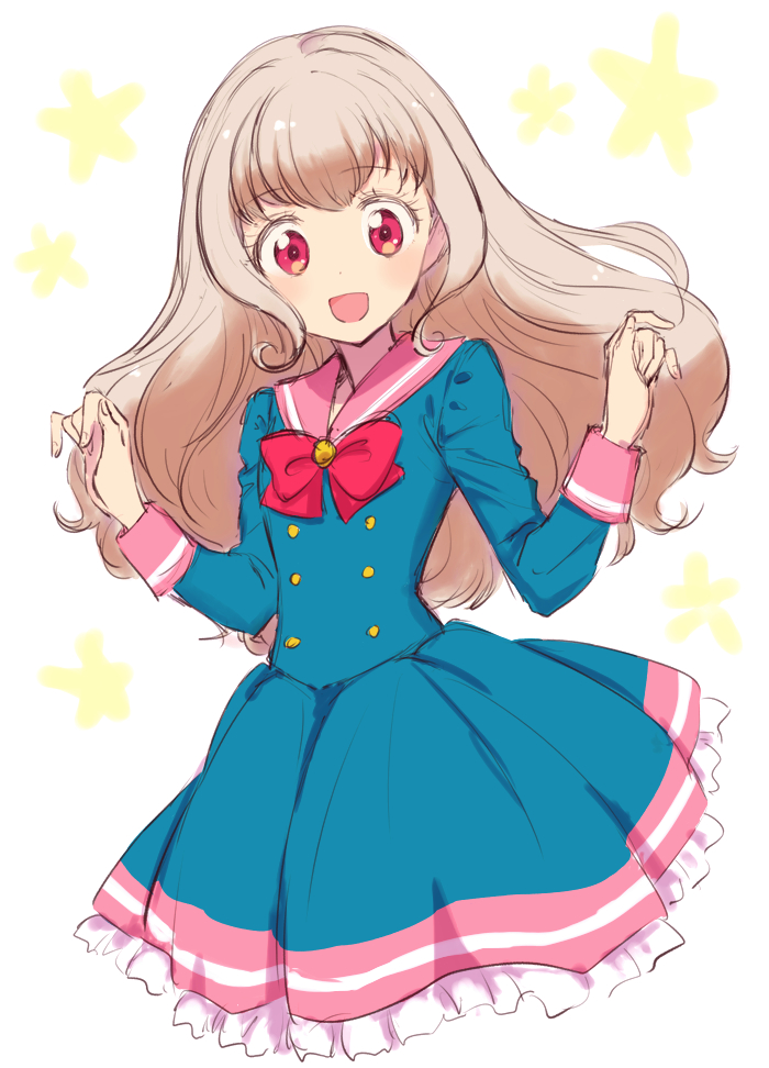 kiseki raki (aikatsu! and 1 more) drawn by sbs