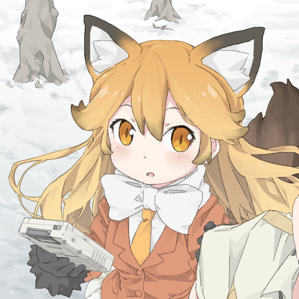 ezo red fox (kemono friends) drawn by ueki_yuma