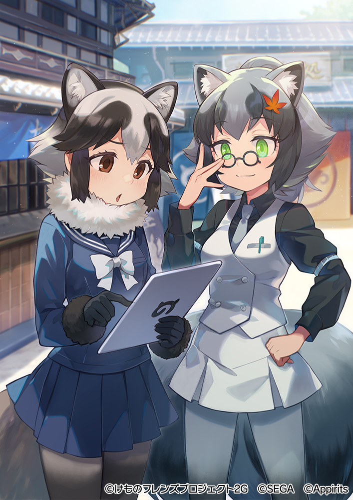 tanuki and danzaburou-danuki (kemono friends and 1 more) drawn by yuko_(uc_yuk)