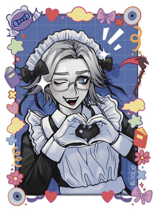 aotsuki eito (the hundred line -last defense academy-) drawn by bloocid