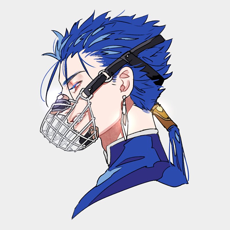cu chulainn (fate and 1 more) drawn by tenobe