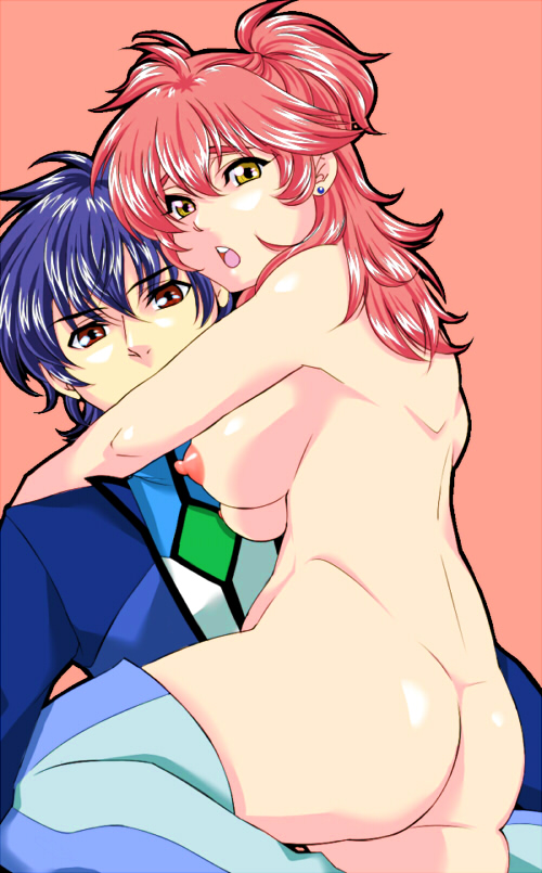 setsuna f. seiei and nena trinity (gundam and 1 more) drawn by lobster_(pixiv172000)