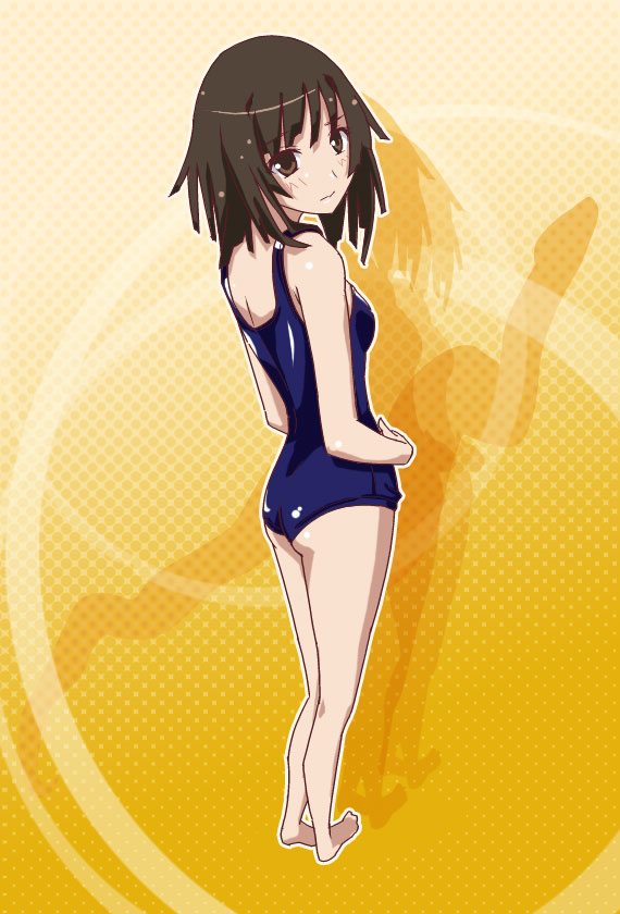 sengoku nadeko (monogatari and 1 more) drawn by sakebuotoko