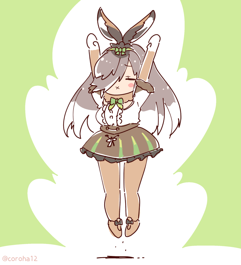 european hare (kemono friends and 1 more) drawn by coroha