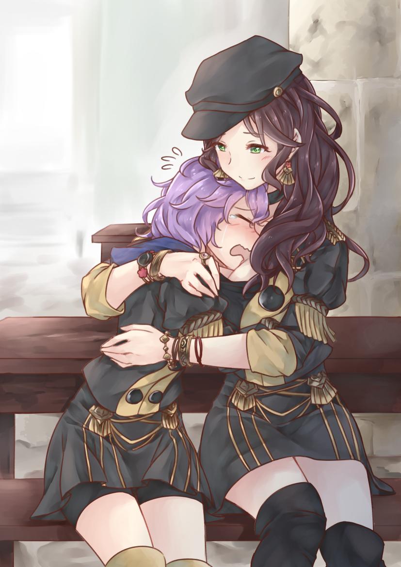 dorothea arnault and bernadetta von varley (fire emblem and 1 more) drawn by limitless_skye