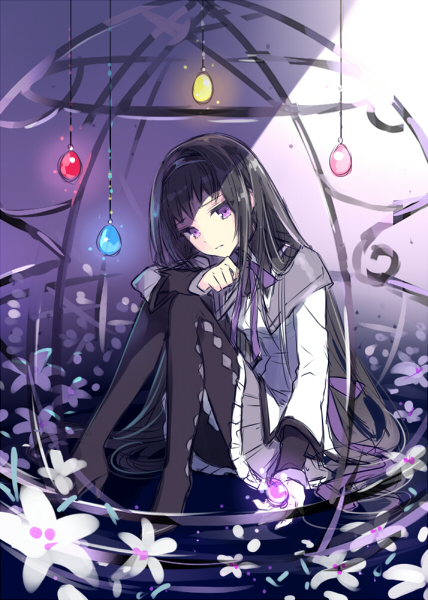 akemi homura (mahou shoujo madoka magica) drawn by nardack