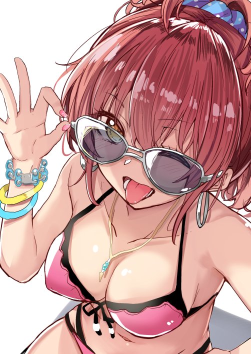 jougasaki mika (idolmaster and 1 more) drawn by cure_slum