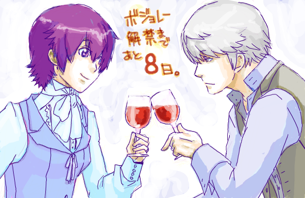 narukami yu and shirogane naoto (persona and 1 more) drawn by mizuno_(hal0527)