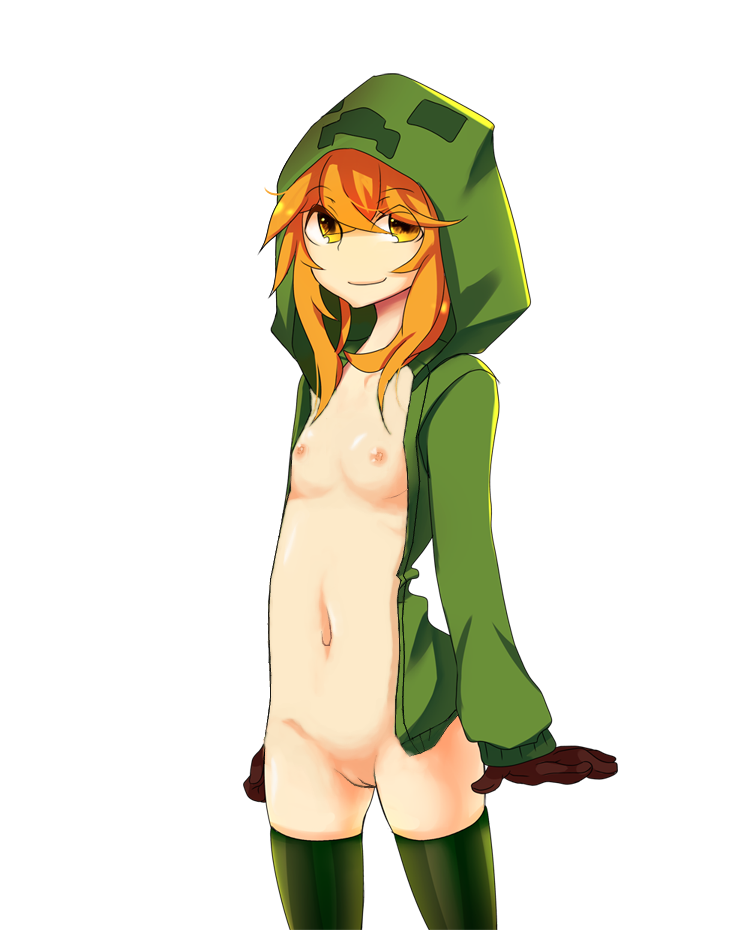 creeper and cupa (minecraft and 1 more) drawn by at2.