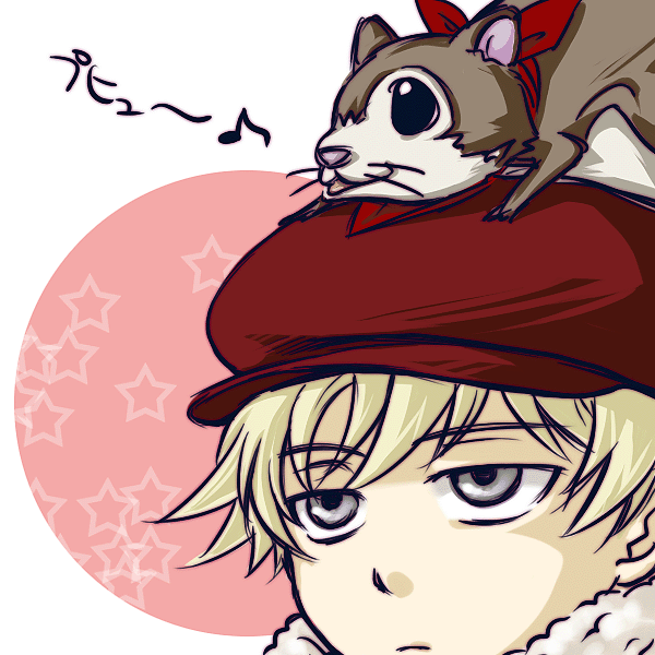 mao, july, and petya (darker than black) drawn by goasa