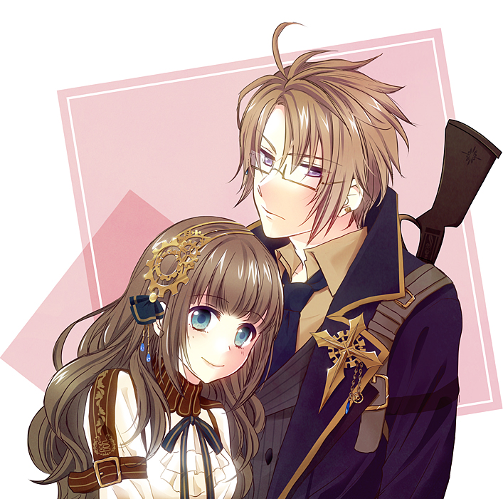 cardia beckford and abraham van helsing (code:realize) drawn by rinne_atori