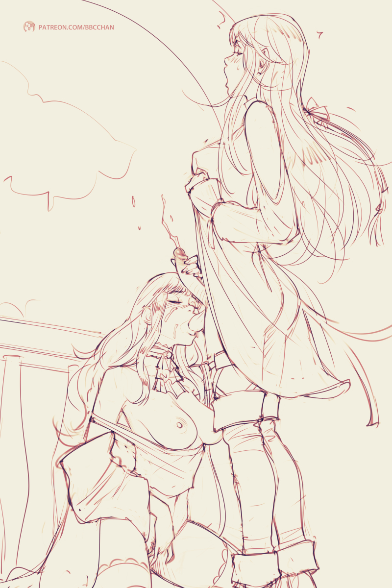 ryne waters and gaia (final fantasy and 1 more) drawn by bbc-chan