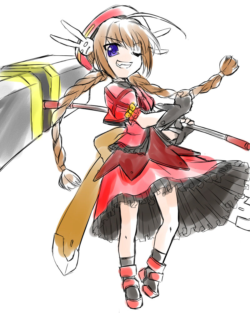 vita and graf eisen (lyrical nanoha and 1 more) drawn by kogaku_kazuya