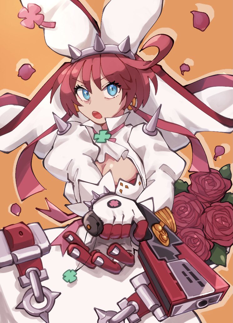 elphelt valentine and jack-o' valentine (guilty gear) drawn by oushiza_towel