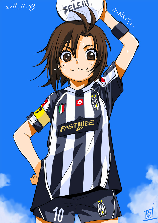 kikuchi makoto (idolmaster and 1 more) drawn by inoue_sora