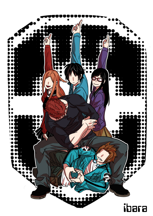 konami kirie, jin yuuichi, karasuma kyousuke, usami shiori, and kizaki reiji (world trigger) drawn by asmita
