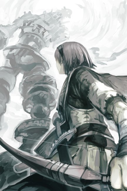 wander (shadow of the colossus) drawn by hungry_clicker