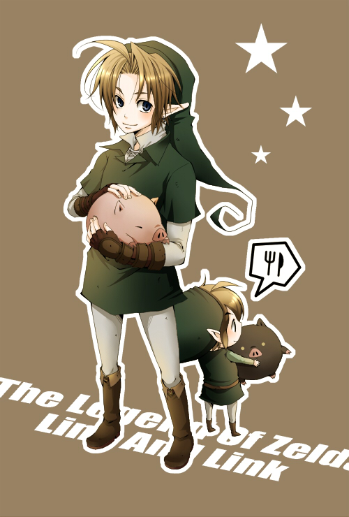 link and toon link (the legend of zelda and 2 more) drawn by mashima_shima