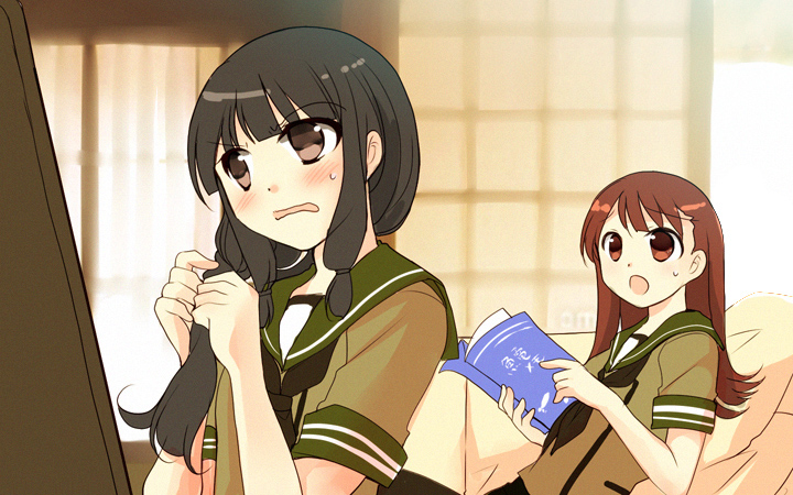 kitakami and ooi (kantai collection) drawn by teramoto_kaoru