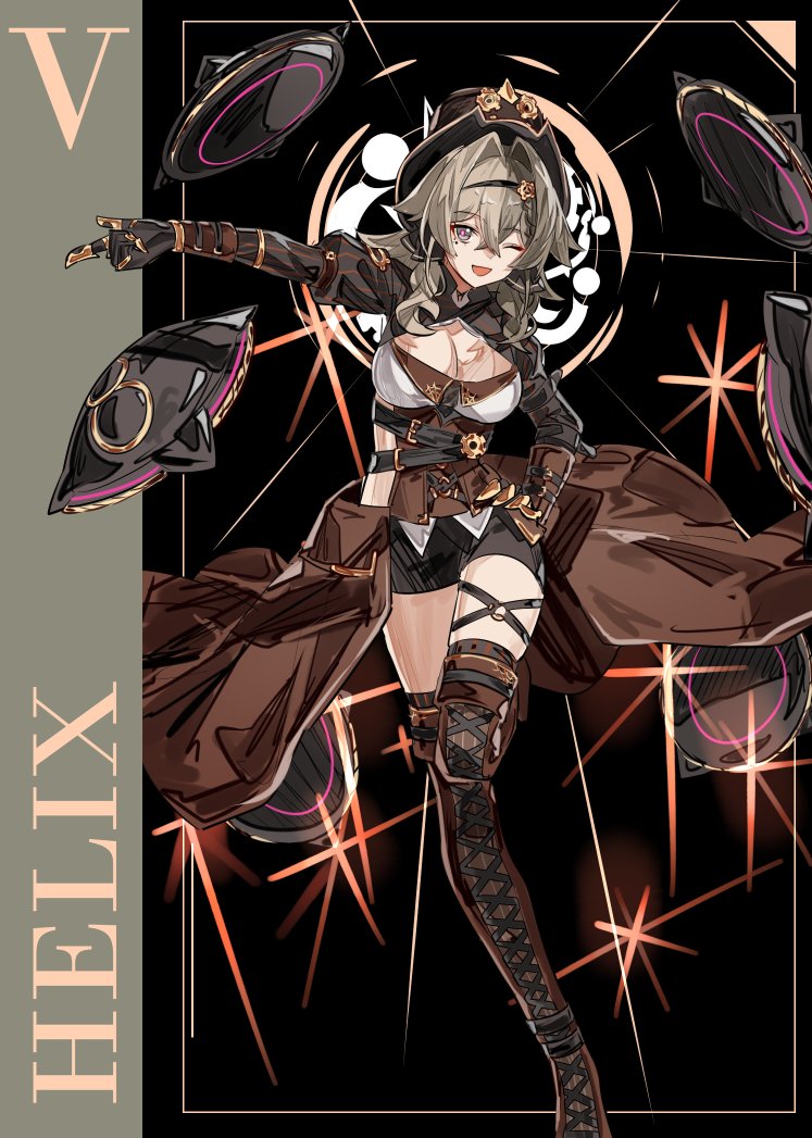 vill-v (honkai and 1 more) drawn by grape_(grapedraws)