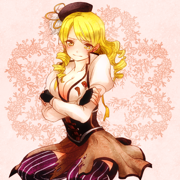 tomoe mami (mahou shoujo madoka magica) drawn by nata_(nata0414)