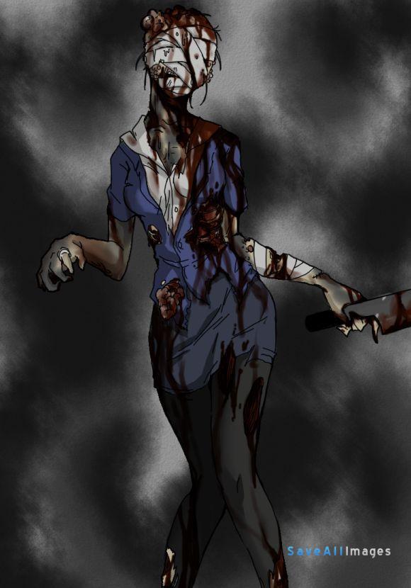 bubble head nurse (silent hill and 1 more)