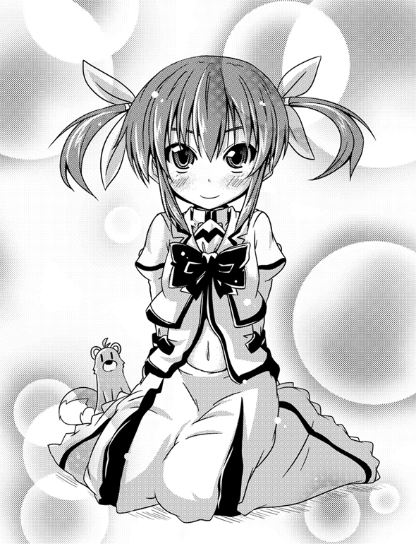 takamachi nanoha and yuuno scrya (lyrical nanoha and 2 more) drawn by ichimi