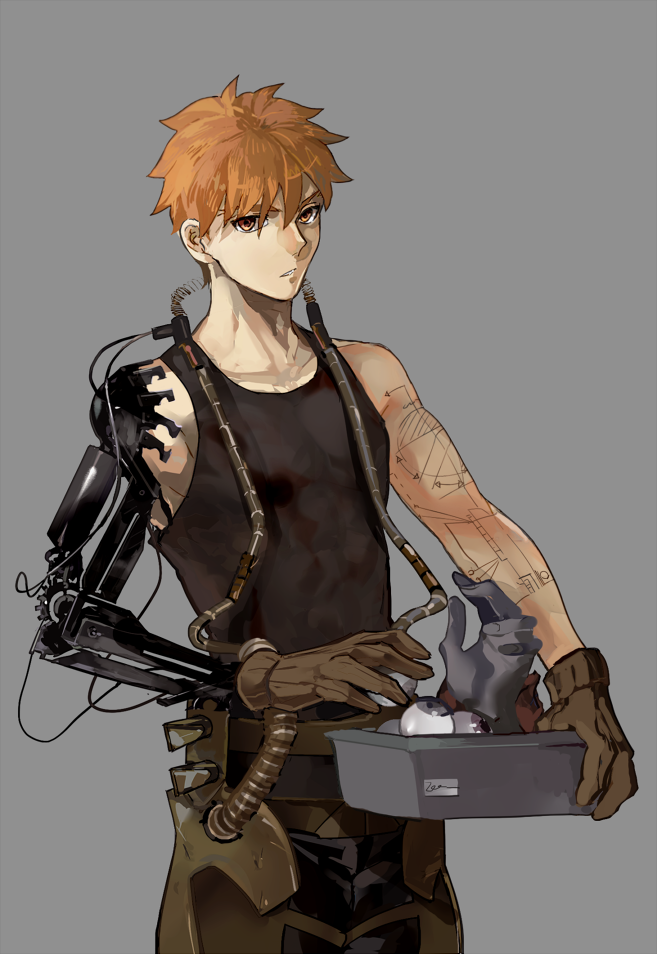 emiya shirou (fate and 1 more) drawn by crimo