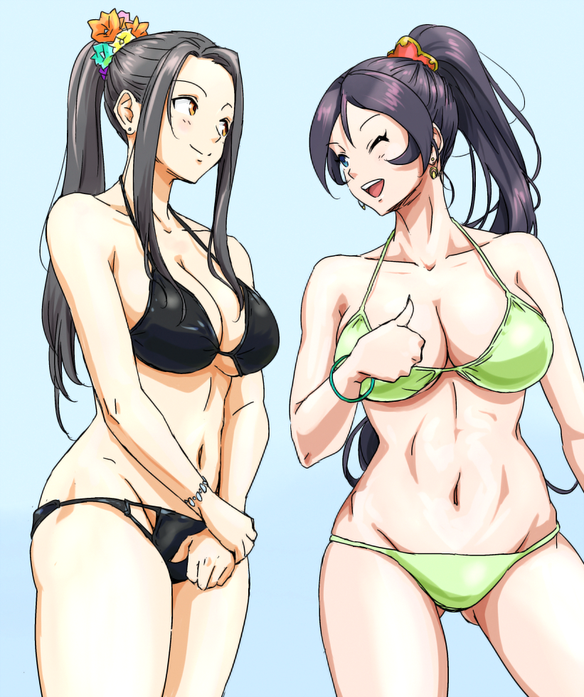 sugisaka umi and sena shiori (idolmaster and 1 more) drawn by anbj