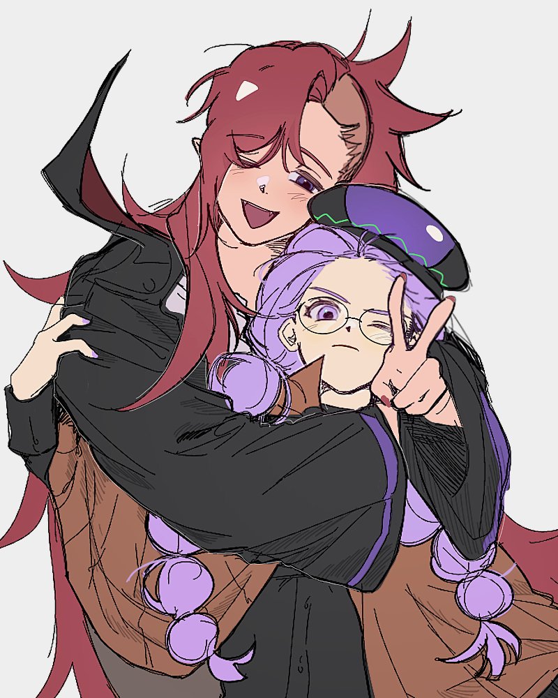 vampire cookie and alchemist cookie (cookie run) drawn by ponong