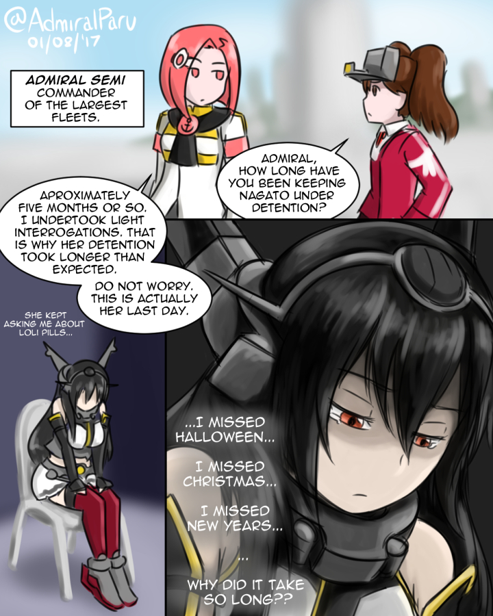 nagato, ryuujou, and female admiral (kantai collection) drawn by admiral_paru