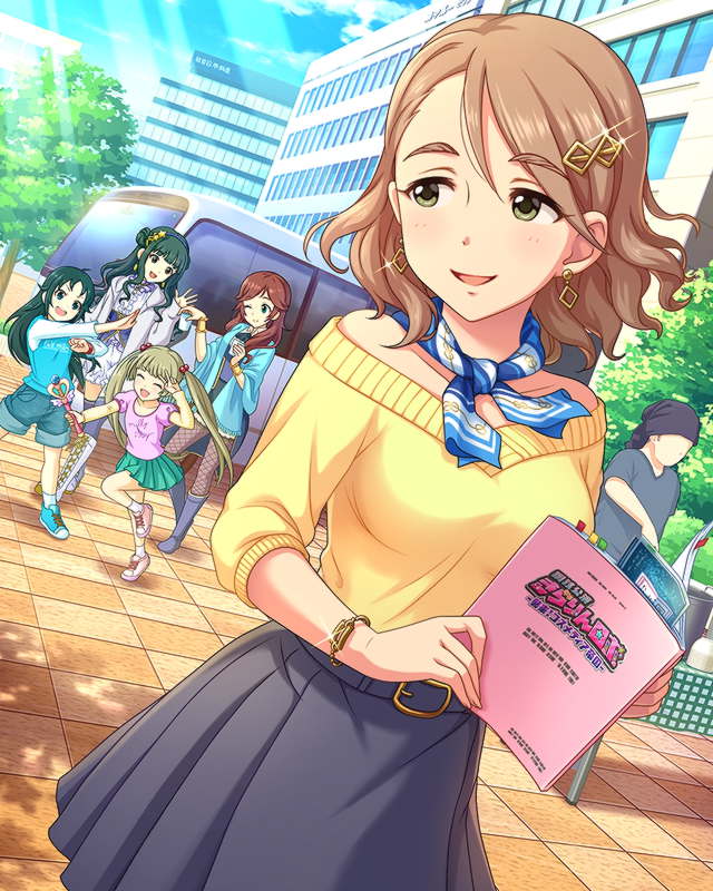 yokoyama chika, nanjo hikaru, fujii tomo, yanagi kiyora, and imura setsuna (idolmaster and 1 more)