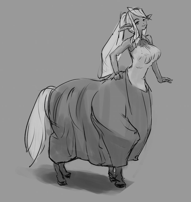 centorea shianus (monster musume no iru nichijou) drawn by snibako