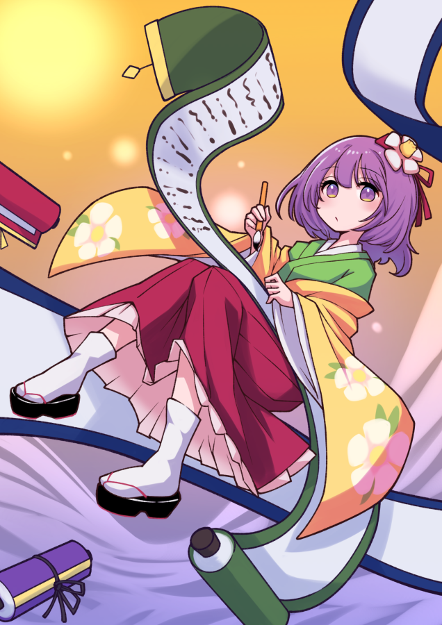 hieda no akyuu (touhou) drawn by umenodo