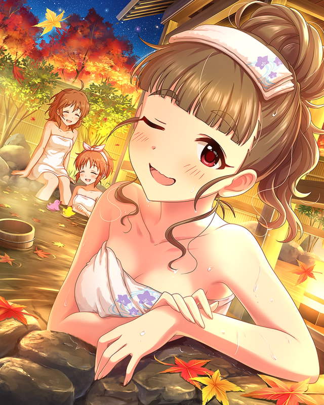 kamiya nao, abe nana, and araki hina (idolmaster and 1 more)