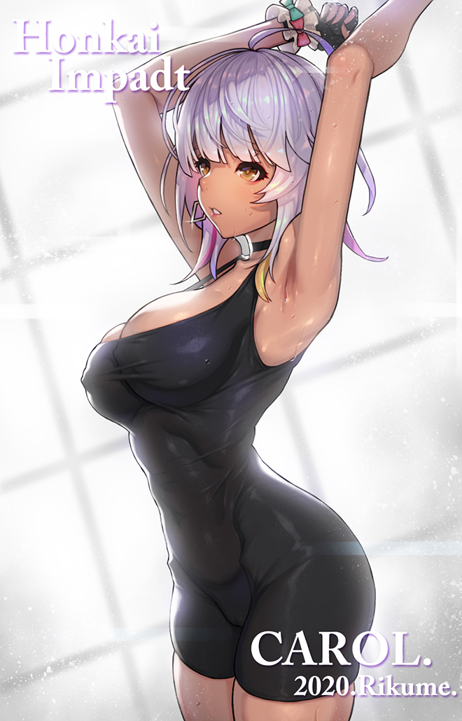 carole peppers (honkai and 1 more) drawn by rikume