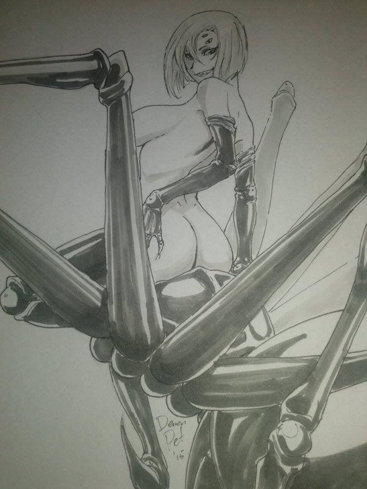 rachnera arachnera (monster musume no iru nichijou) drawn by chibimademonpet