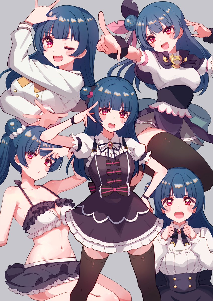 tsushima yoshiko and yohane (love live! and 2 more) drawn by cream_(nipakupa)